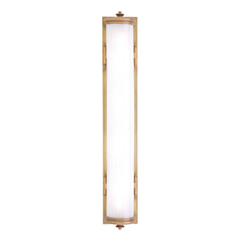 Hudson Valley Lighting 953 Bristol 4 Light 31" Wide Bath Bar Aged Brass Indoor Lighting Bathroom Fixtures Bath Bar