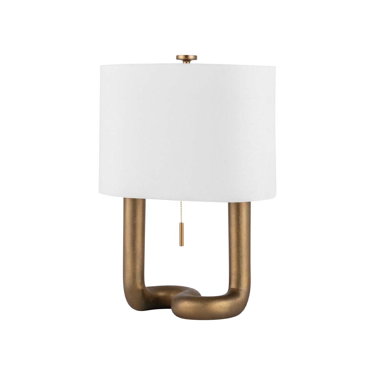 Photos - Desk Lamp Hudson Valley Lighting L1924 Armonk 23" Tall Table Lamp Aged Brass Lamps Table Lamps L1924-AGB