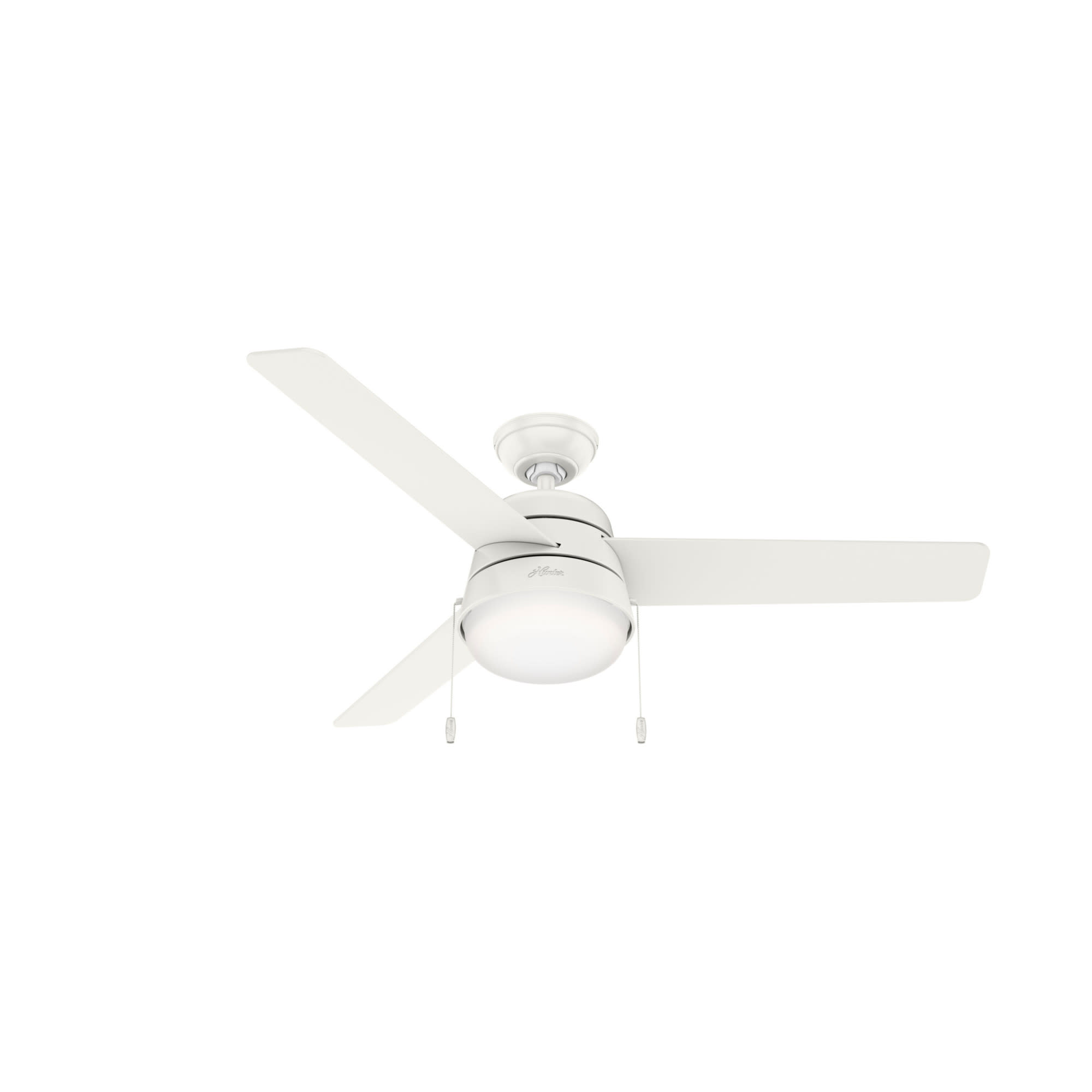 Photos - Fan Hunter Aker 52 LED Aker 52" 3 Blade Indoor LED Ceiling  Fresh White s Ceiling s Indoor Ceiling s 50378 
