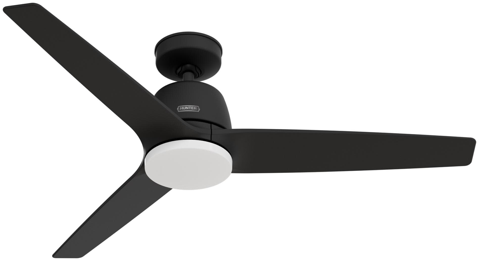 Photos - Fan Hunter Malden 52 LED Malden 52" 3 Blade Indoor Adjustable CCT LED Ceiling  Matte Black s Ceiling s Indoor Ceiling F 
