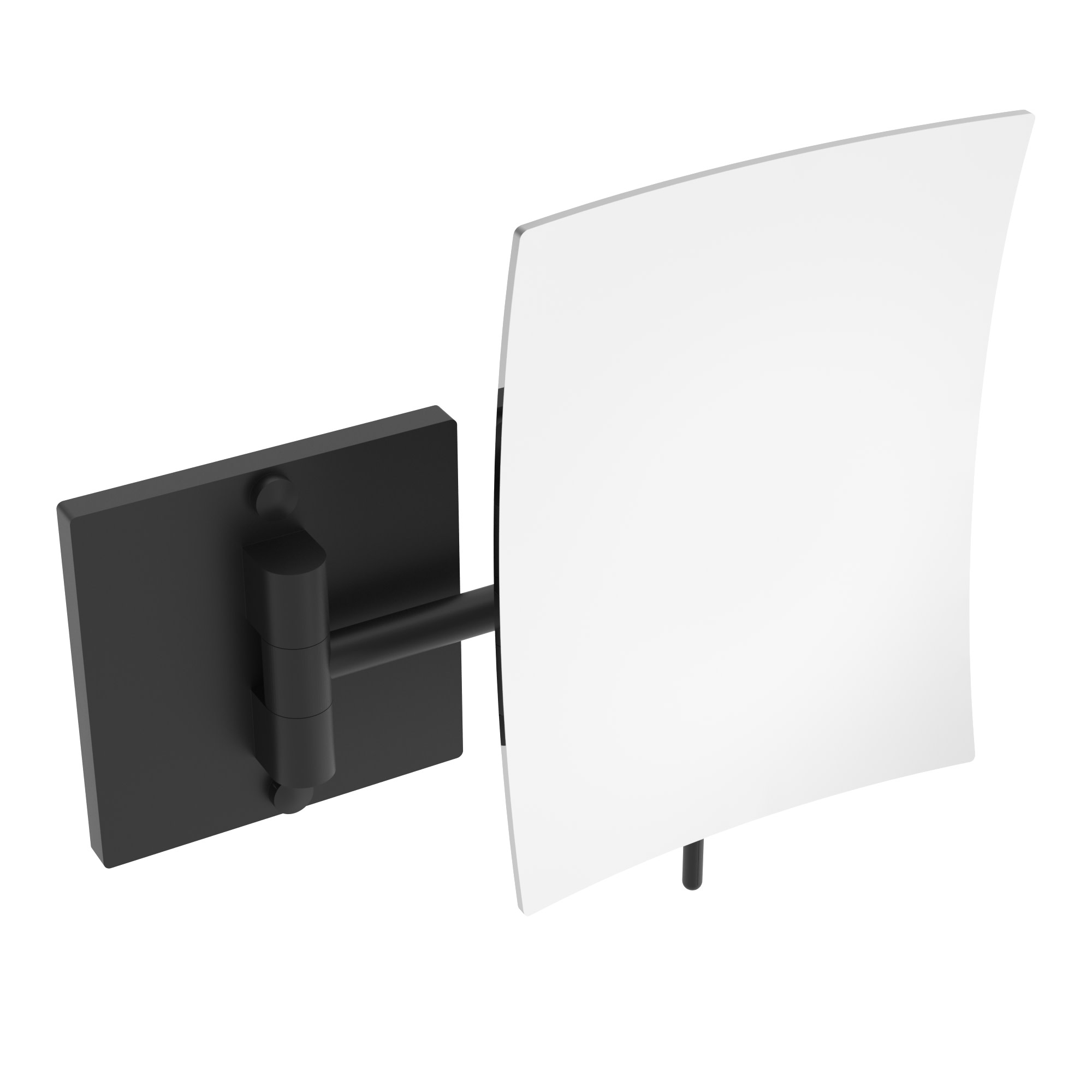 Photos - Wall Mirror ICO Bath V912 10-11/16" W x 9-5/16" H Rectangular Accent  Matte Black Home Decor Mirrors Accent Mirror V9125 