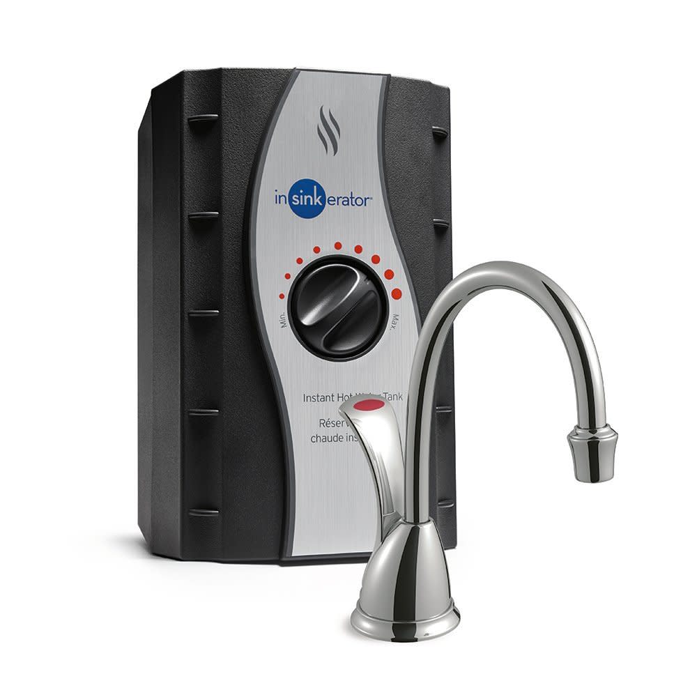 Photos - Water Cooler In-Sink-Erator InSinkErator H-Wave-SS Instant Hot Water Dispenser Single Handle with 3-Year In-Home Warranty - Tank Included Satin Nickel F