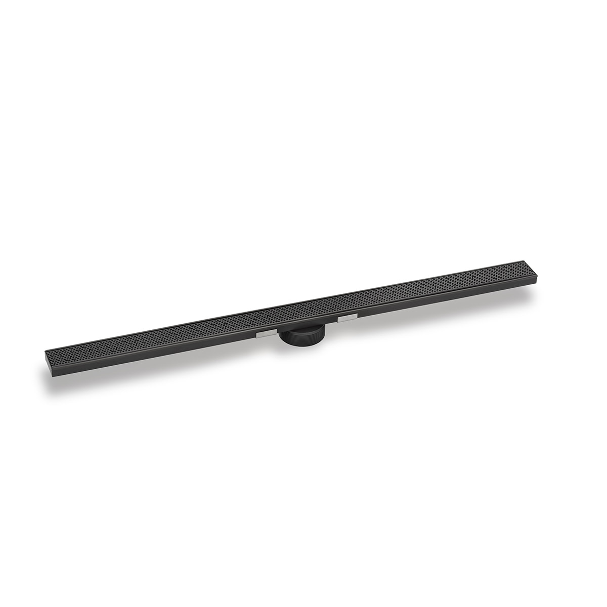 Photos - Shower Trap / Waste Infinity Drain SGRAS 9936-A 36" S-Stainless Steel Series High Flow Complete Kit with 2-1/2" Adhesion Style Grate Matte Black