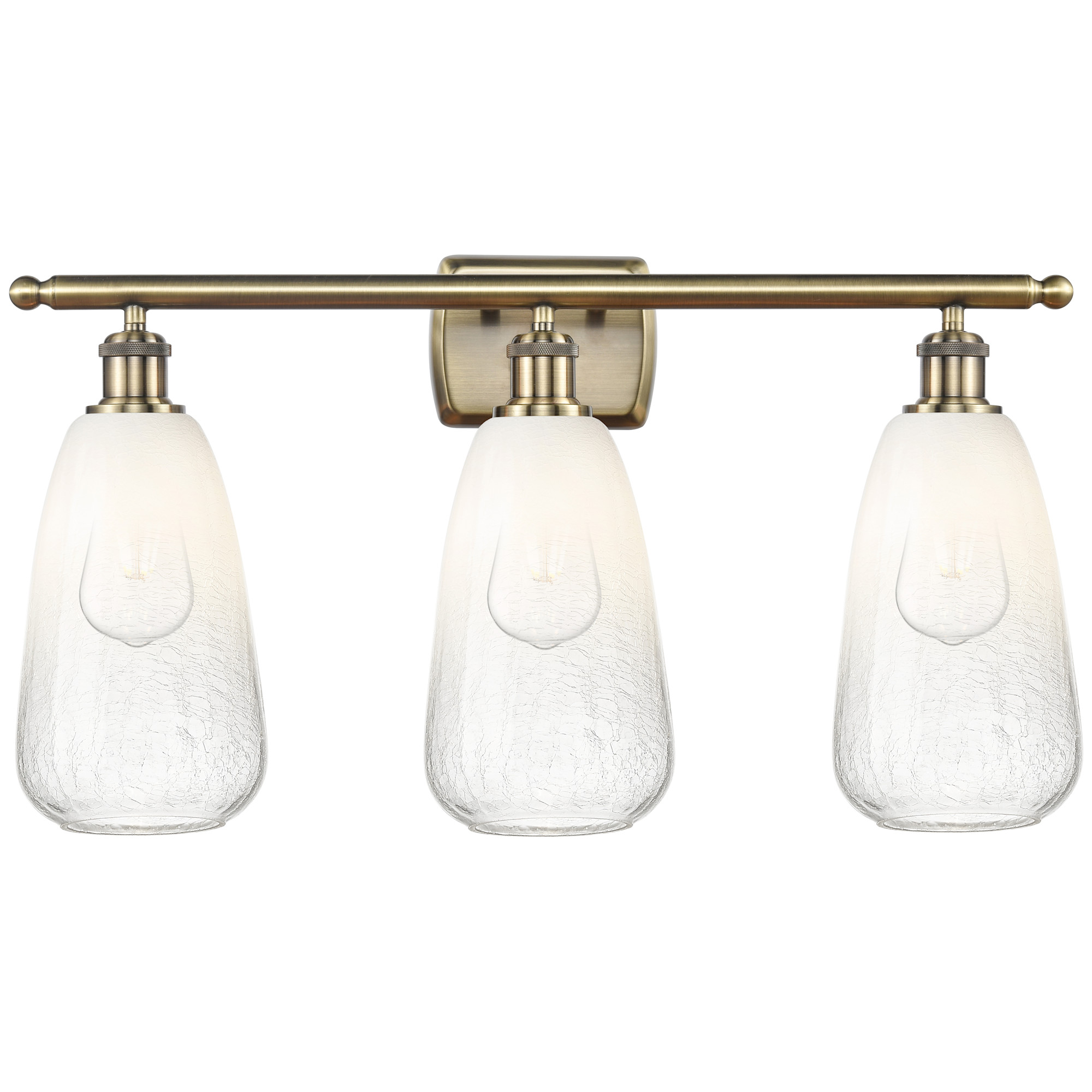 Photos - Chandelier / Lamp Almond Innovations Lighting 516-3W-14-26 Brookhaven  Vanity Brookhaven  3 Light 26" Wide Vanity Light Antique Brass / O 