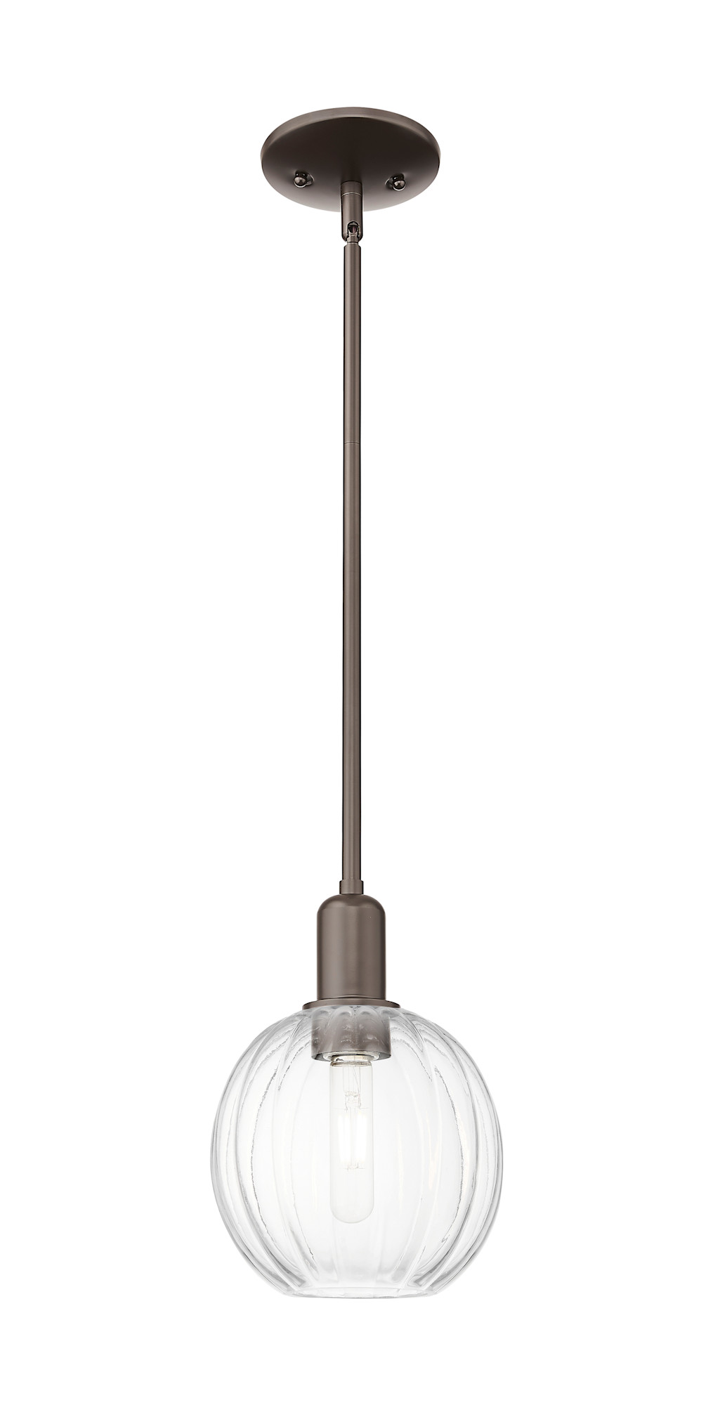 Innovations Lighting 716-1S-11-7 Preston Pendant Preston 7" Wide Mini Pendant Oil Rubbed Bronze / Clear Indoor Lighting Pendants