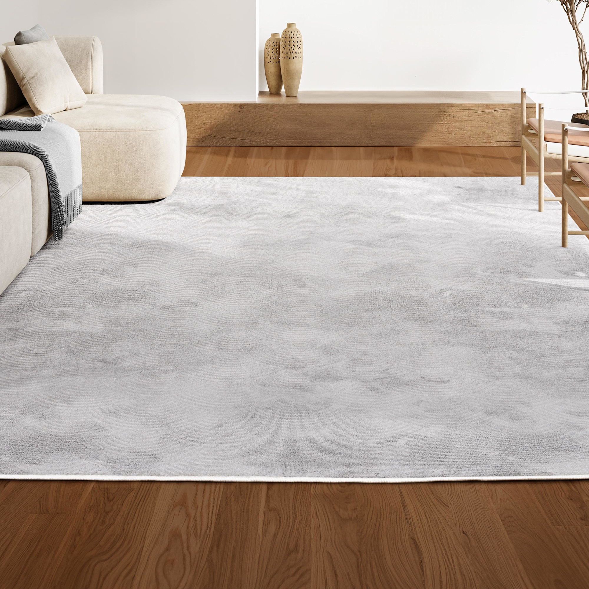 Photos - Area Rug Chevron JONATHAN Y Lighting CAR100-3 Porter 3' x 5' Abstract  Geometric and Trellis Indoor Rectangular  White / Light 