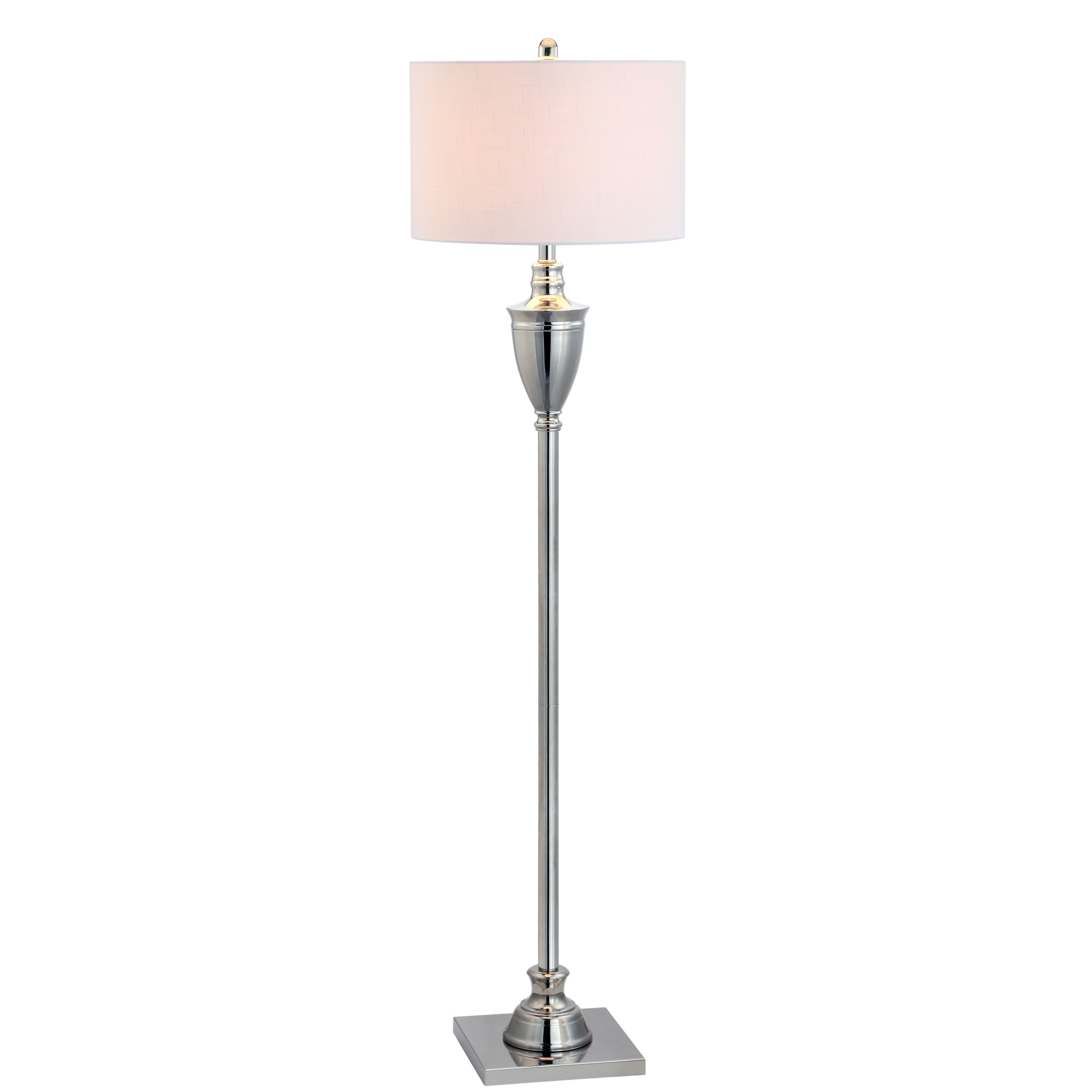 Photos - Chandelier / Lamp Othello JONATHAN Y Lighting JYL3023  Single Light 62" Tall LED Buffet Floor Lamp Polished Nickel Lamps Floor Lamps JYL3023A 