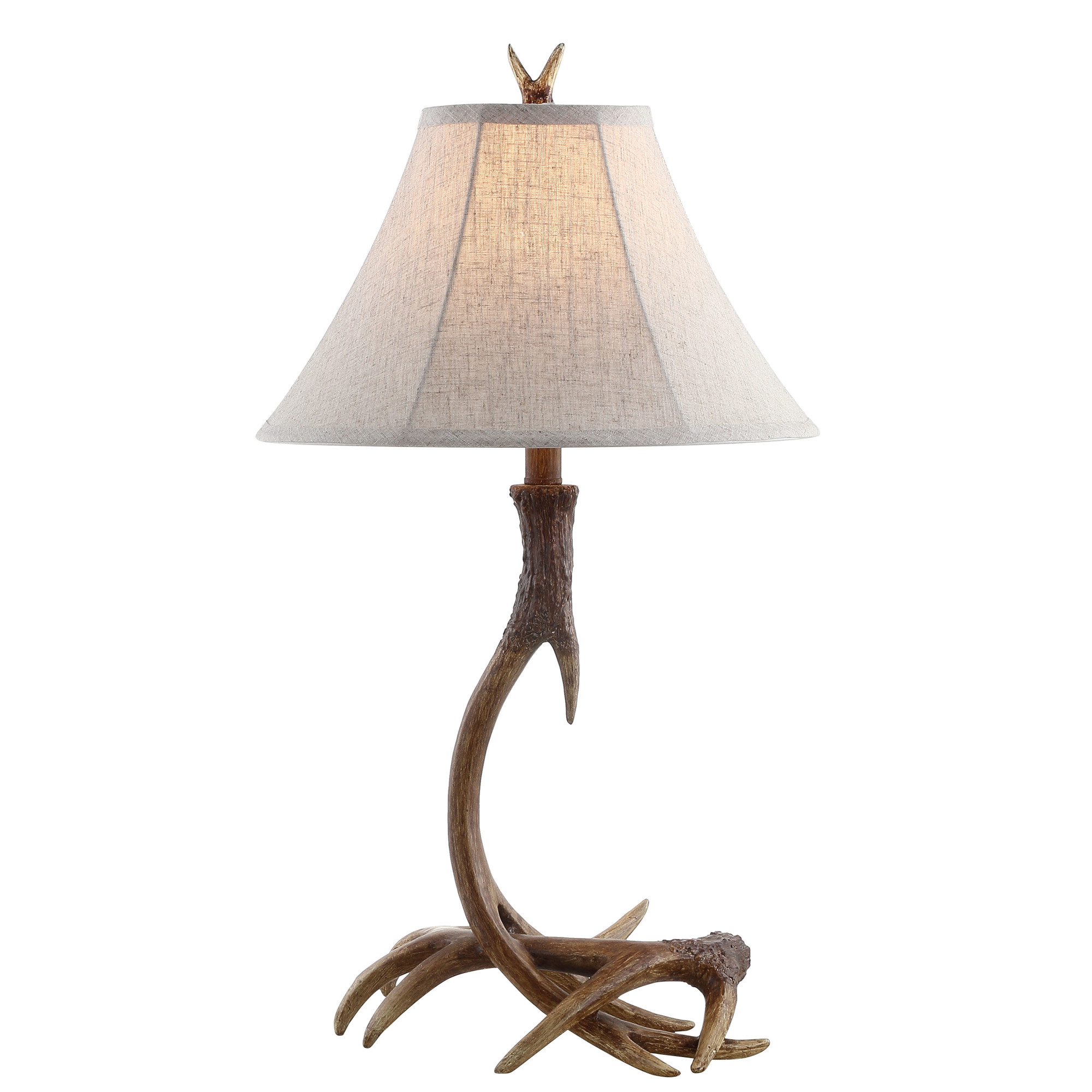 Photos - Desk Lamp Antler JONATHAN Y Lighting JYL6305  28" Tall LED Animal Table Lamp Brown Lamps Table Lamps JYL6305A 
