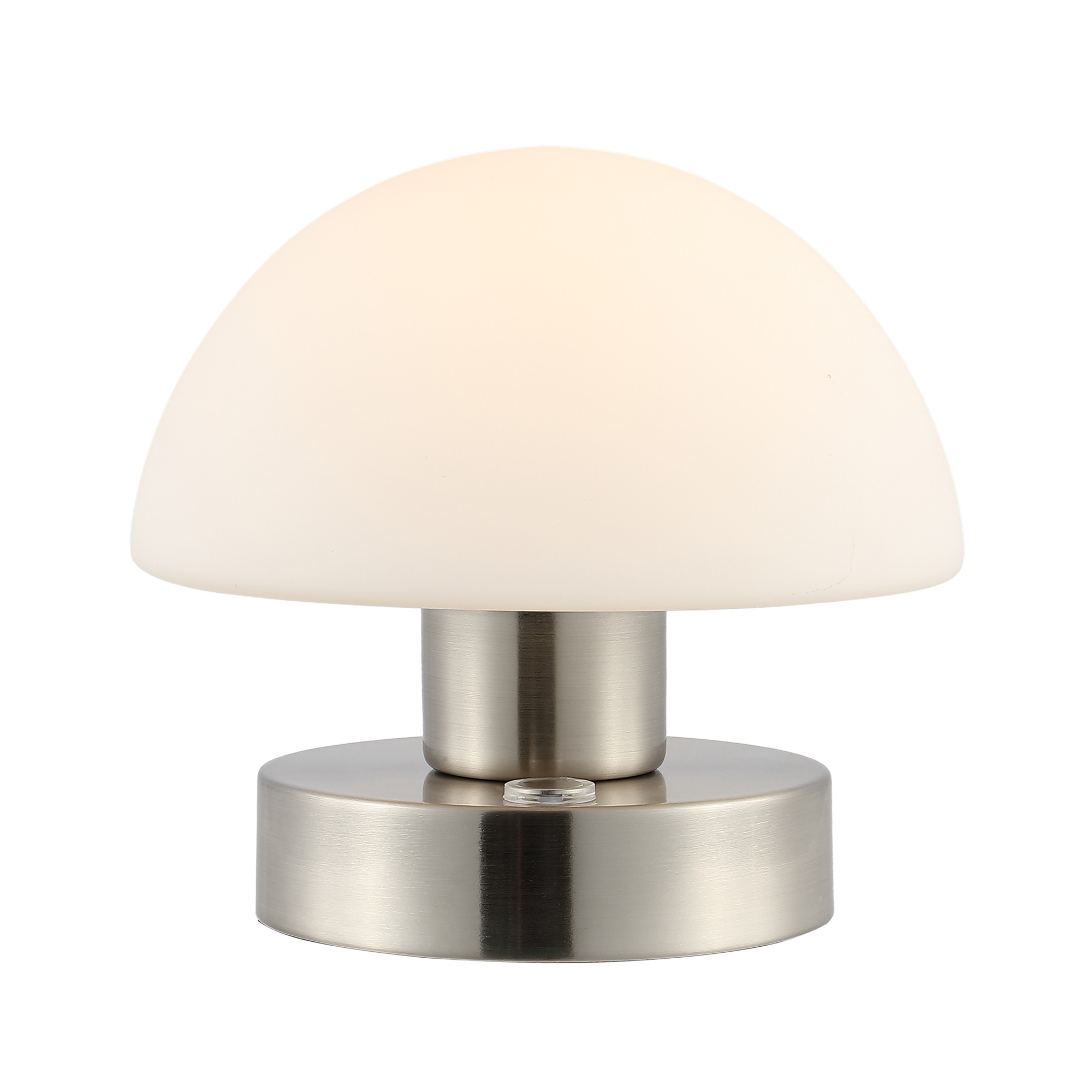 Photos - Desk Lamp ZOE JONATHAN Y Lighting JYL7113  6" Tall LED Buffet Table Lamp Nickel Lamps Table Lamps JYL7113B 