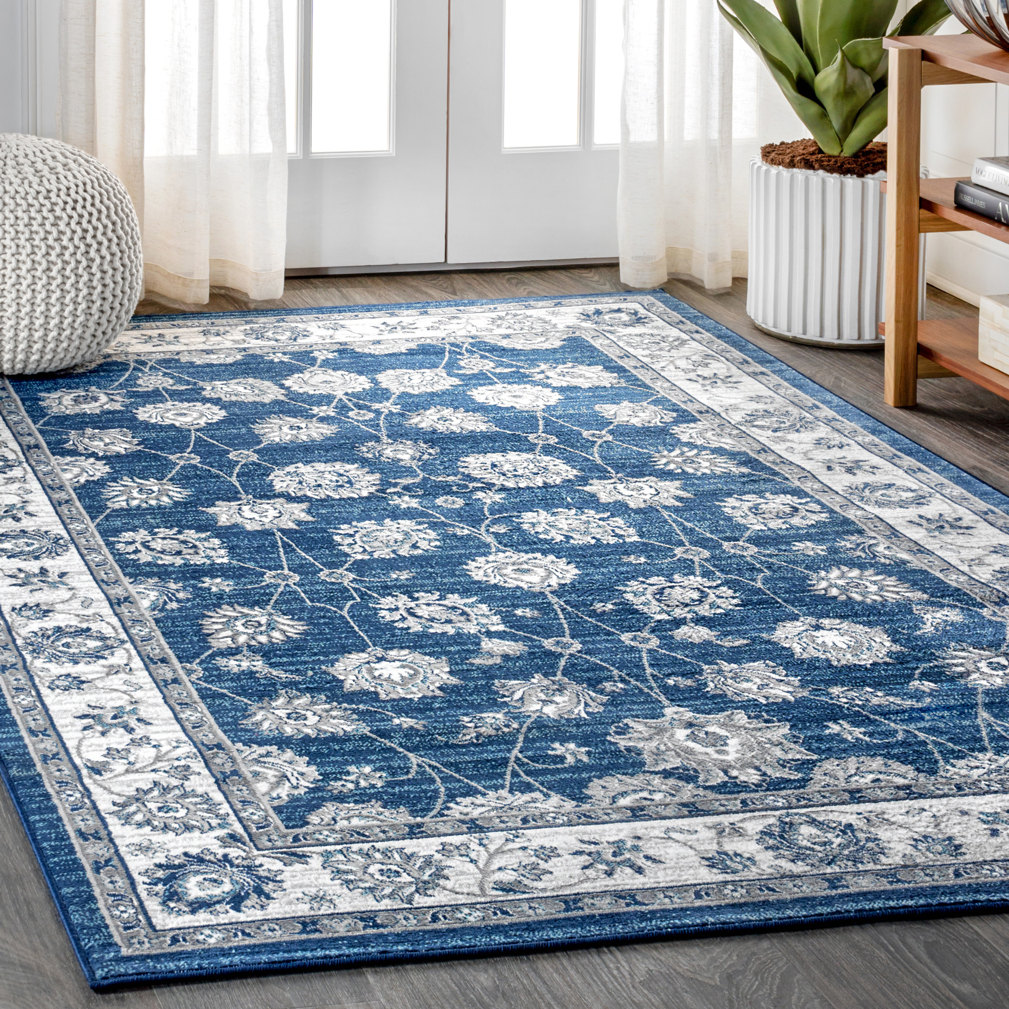 Photos - Area Rug Modern JONATHAN Y Lighting MDP101-5  Persian 5-1/4' x 7-1/2' Polypropylene Botanical Moroccan & Tribal Traditional and Vintag 