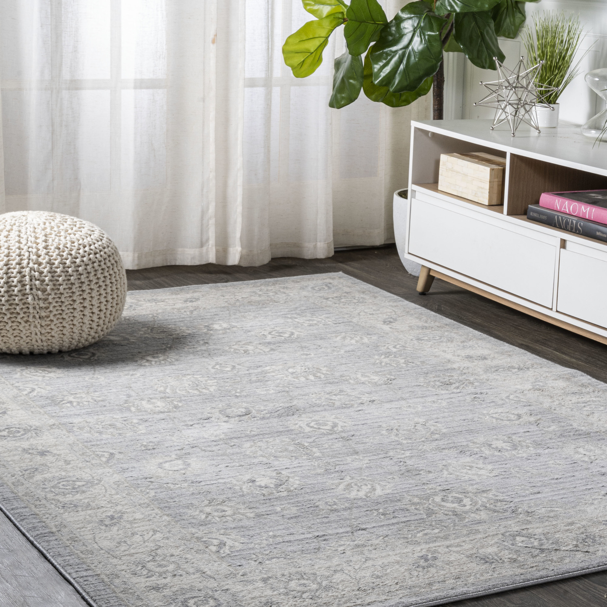 Photos - Area Rug Modern JONATHAN Y Lighting MDP101-3  Persian 3' x 5' Polypropylene Botanical Moroccan & Tribal Traditional and Vintage Indoor 