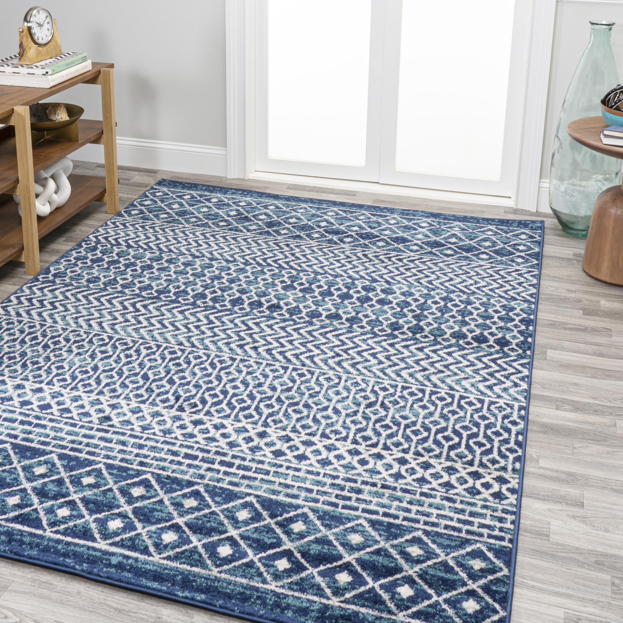 Photos - Area Rug Hype JONATHAN Y Lighting MOH106-5 Moroccan  5-1/4' x 7-1/2' Polypropylene Moroccan & Tribal Indoor/Outdoor Rectangular Area R 