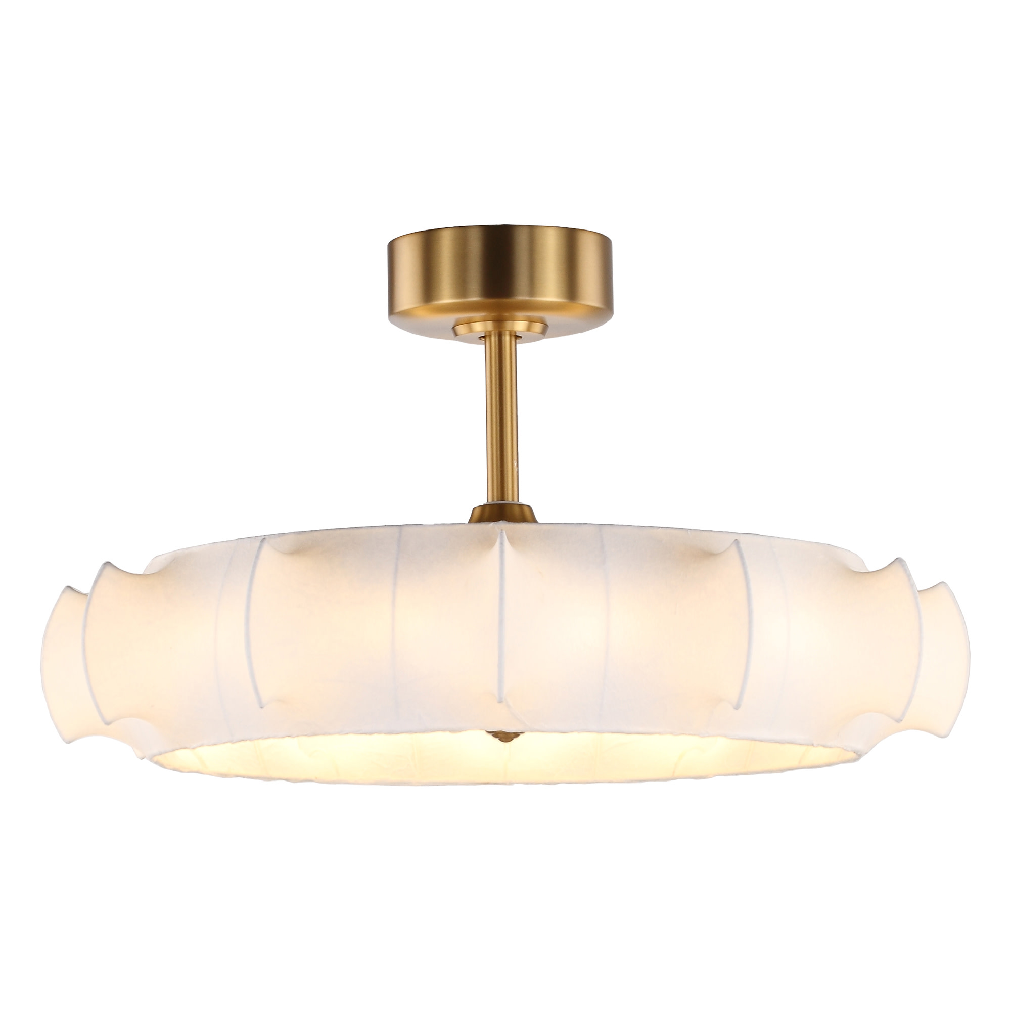 James Allan BOF82209 Permost 30" Wide LED 3 Blade Fandelier Gold Fans Ceiling Fans Indoor Fandeliers
