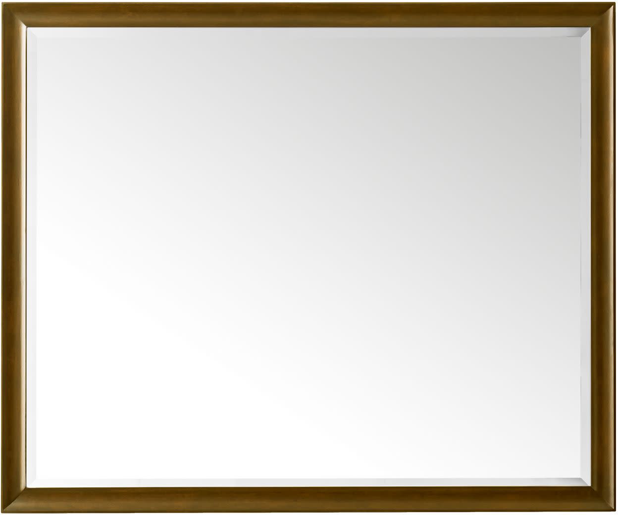 James Martin Vanities 735-M48 Glenbrooke 48" W x 40" H Rectangular Wood Framed Bathroom Wall Mirror County Oak Home Decor Mirrors Bathroom Mirror