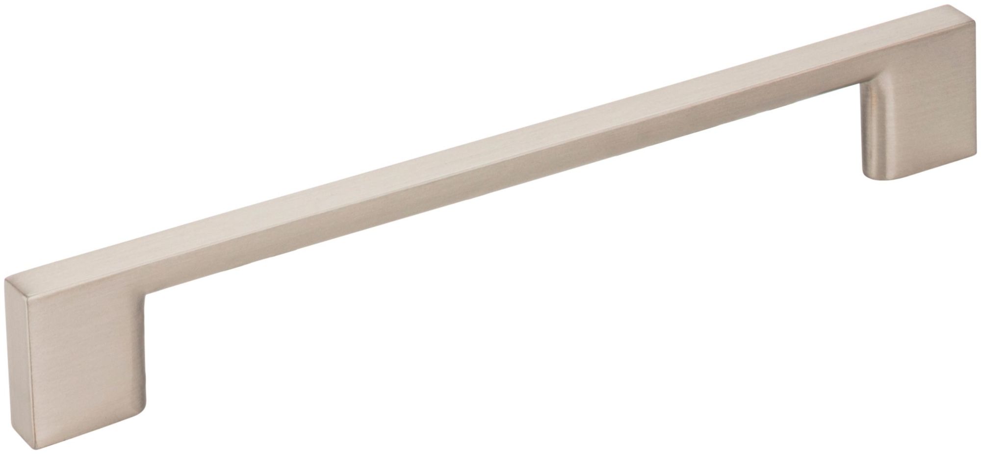 Photos - Furniture Hardware Jeffrey Alexander 635-160 Sutton 6-5/16"  Center to Center Squared Sleek Cabinet Handle / Drawer Pull Satin Nickel C(160 mm)