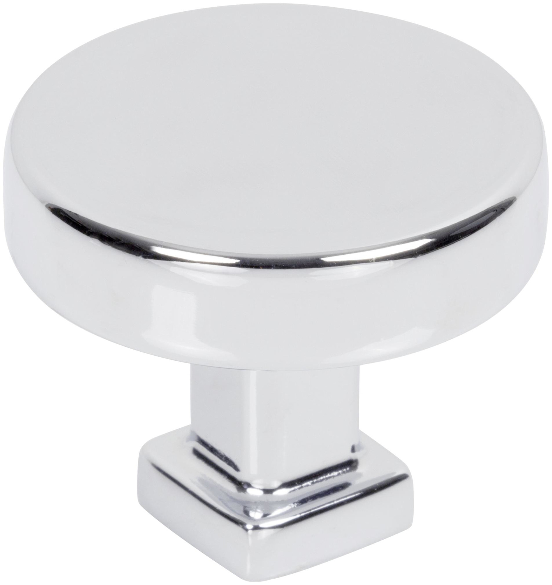 Jeffrey Alexander 929 Ogden 1-3/8 Inch Mushroom Cabinet Knob Polished Chrome Cabinet Hardware Knobs Mushroom