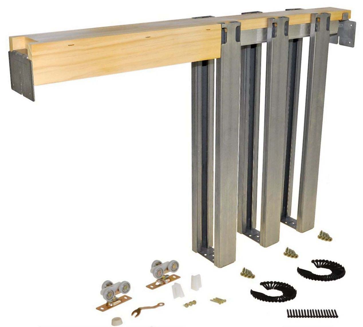 Photos - Interior Door Johnson Hardware JH154080HD 1500 Series Pocket Door System Frame Kit for 48" x 96" Doors with Steel Studs and 2" x 4" Stud W