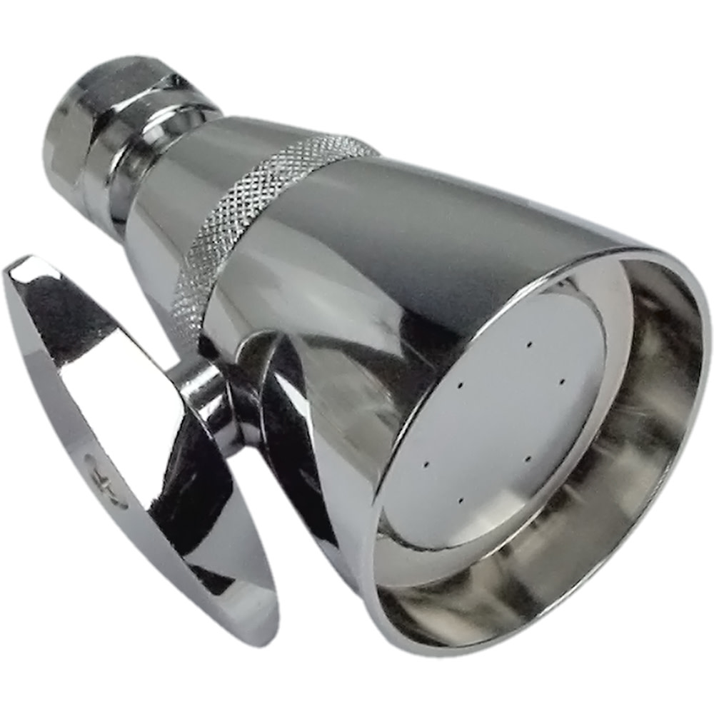 Photos - Shower System Jones Stephens 143707 CCY 2.0 2 CP BRS SHWRHD PK CP Chrome Plated Showers Shower Heads Multi Function 