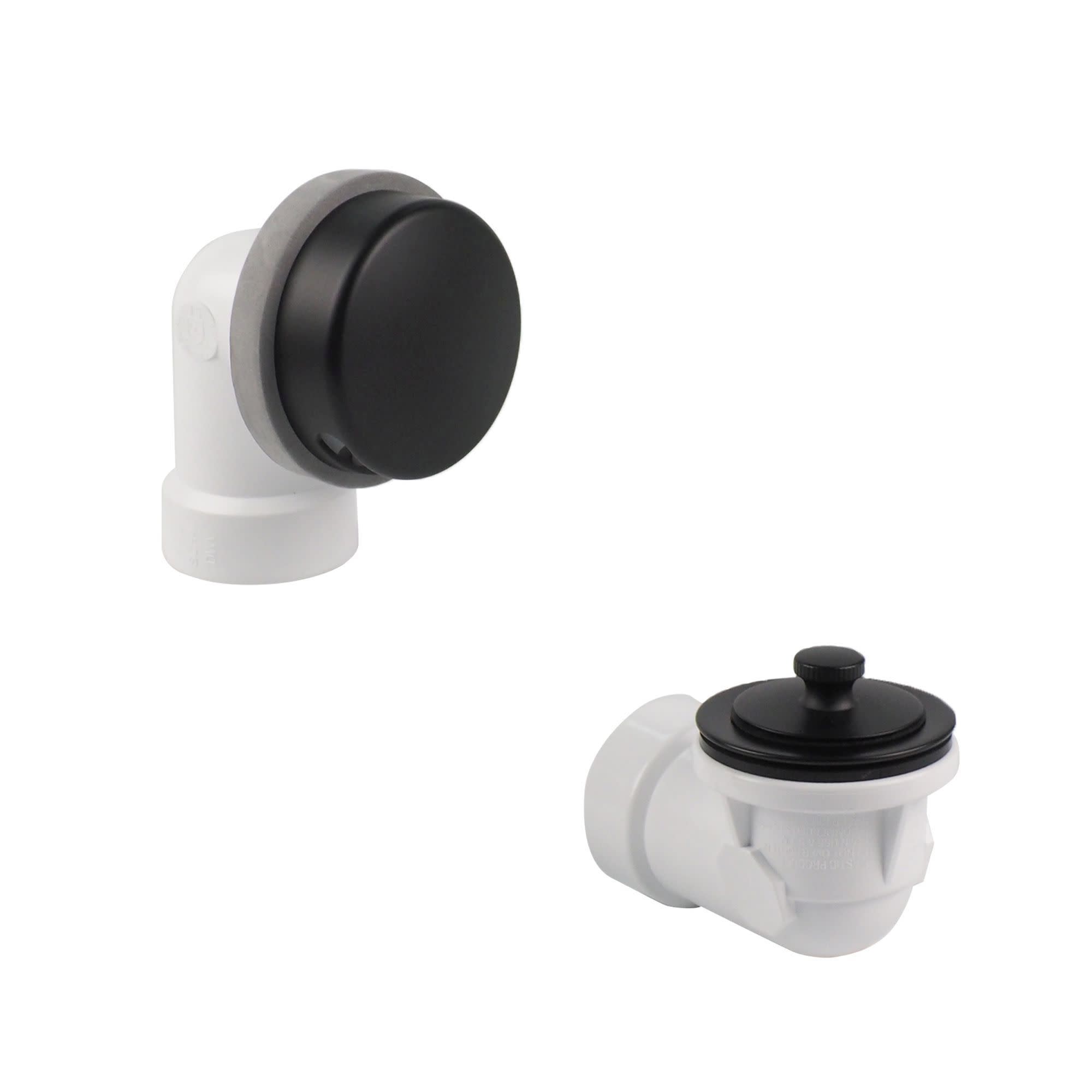 Photos - Pipe Trap Jones Stephens B0HPBPMB 1-1/2" Tub Drain Kit Matte Black Bath and Shower Accessories Bathtub Components Tub Wastes and Overf 