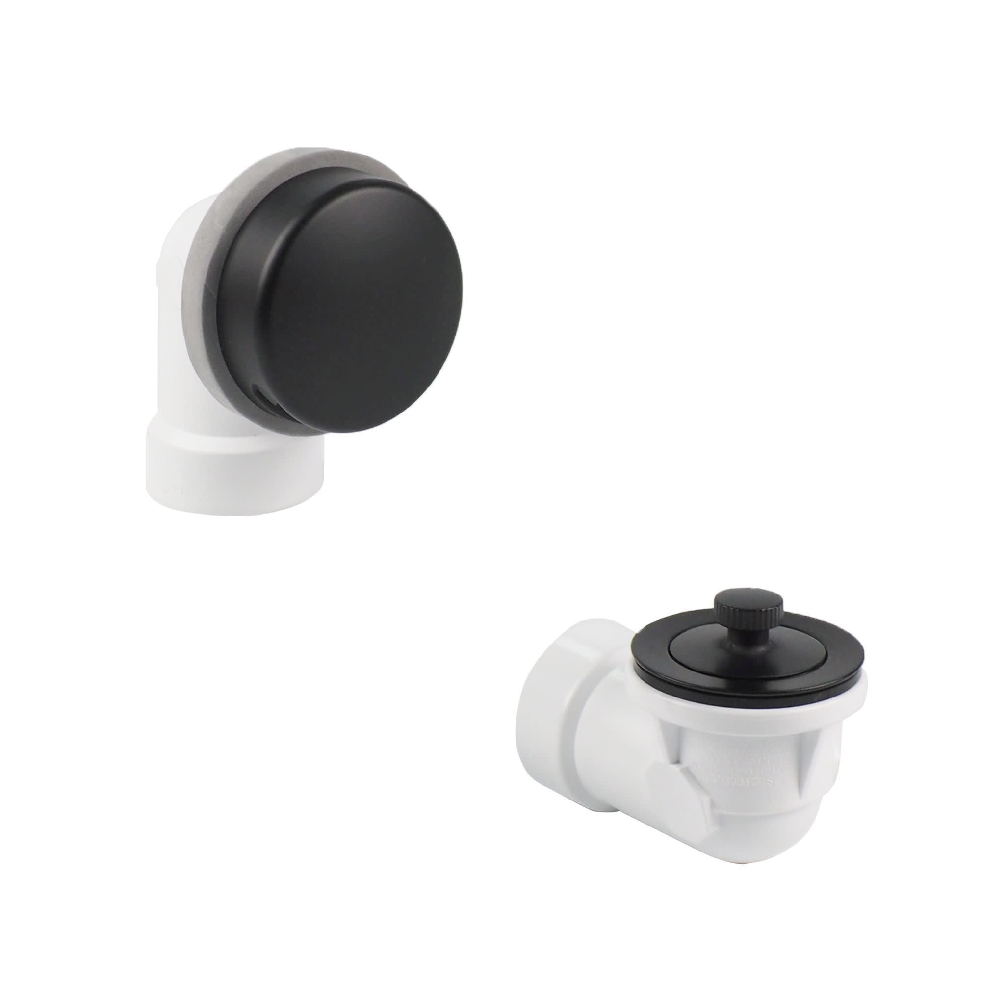 Photos - Pipe Trap Jones Stephens B0HPZLMB 1-1/2" Tub Drain Kit Matte Black Bath and Shower Accessories Bathtub Components Tub Wastes and Overf 