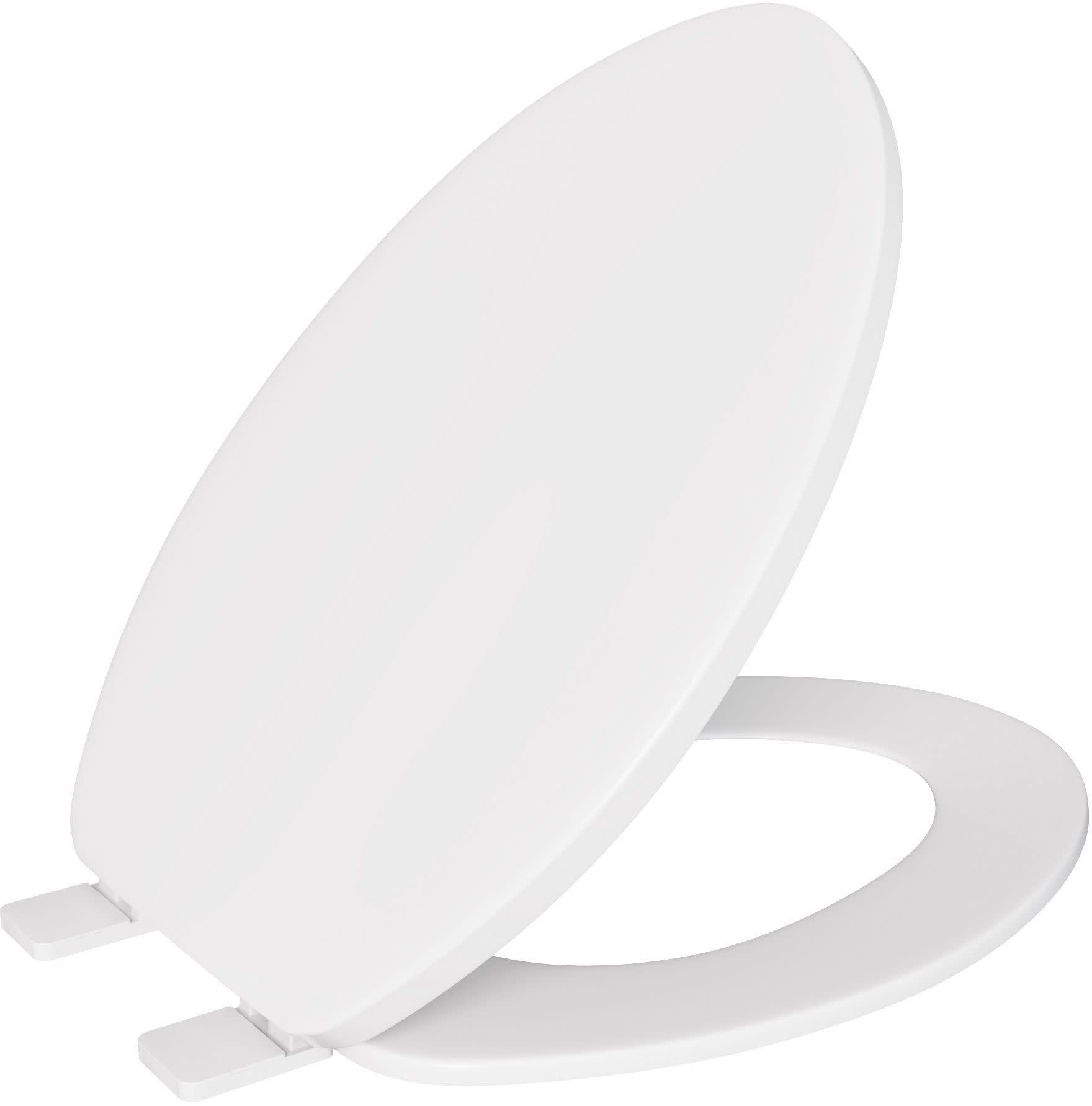 Photos - Toilet Seat Jones Stephens C101100 EB CF PLAS CLST SEAT WHIT W/ CVR White Toilets and Bidets Elongated