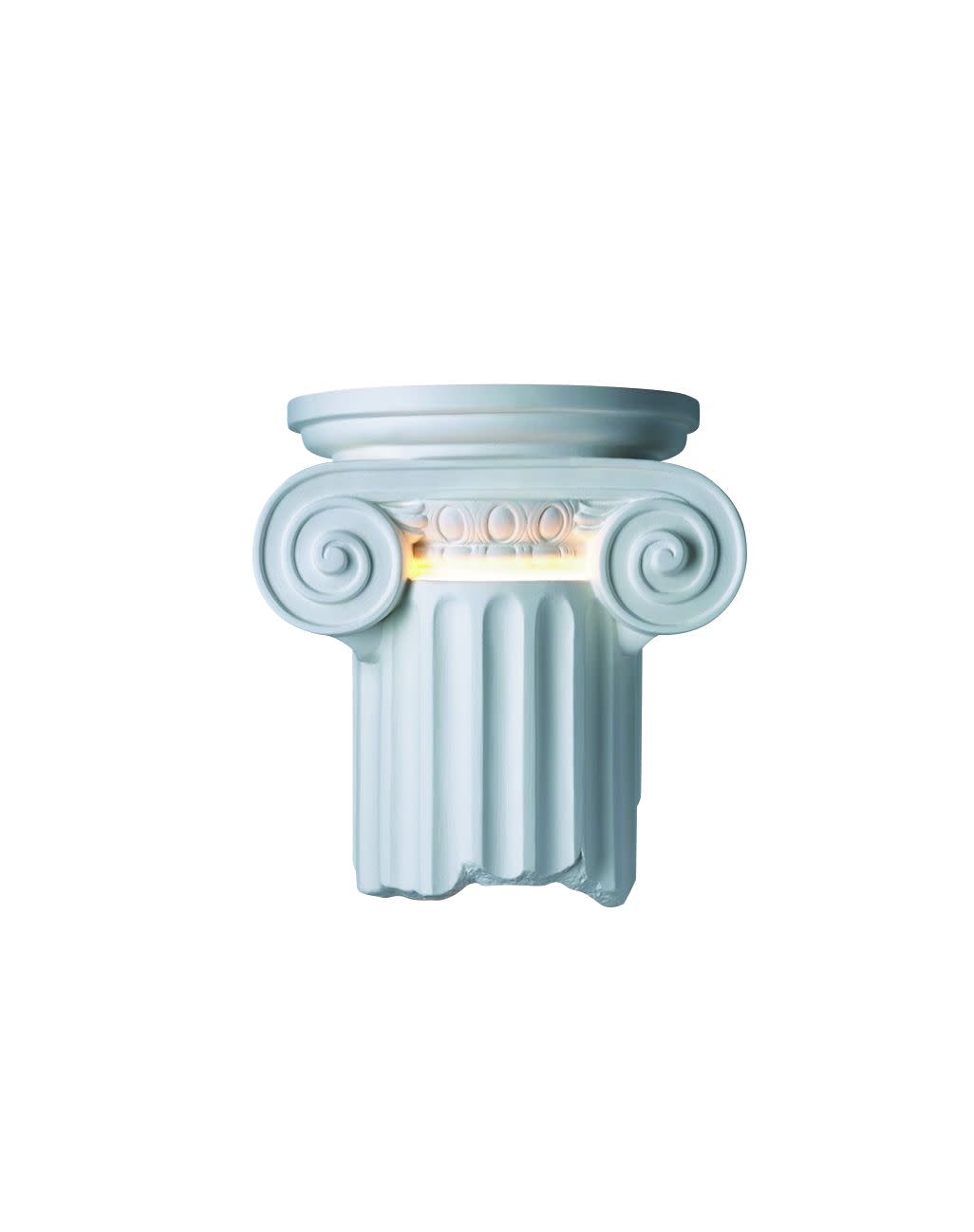 Photos - Chandelier / Lamp IONIC Justice Design Group CER-4715 Two Light 12.25" Column Interior Wall Sconce Rated for Damp Locations from the Ceramic C
