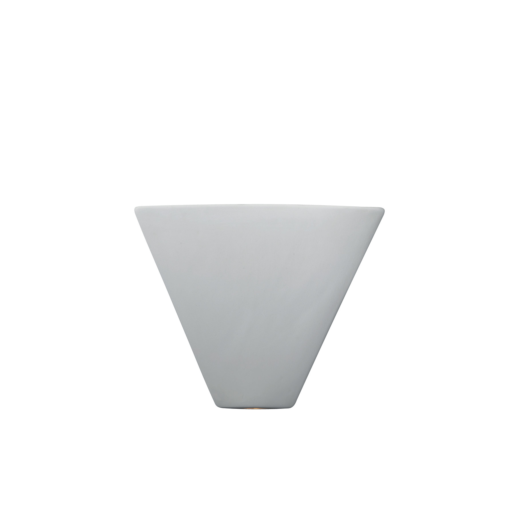 Photos - Chandelier / Lamp Justice Design Group CER-1860 Single Light 12.5" Trapezoid Interior Corner Plug-In Wall Sconce Rated for Damp Locations from