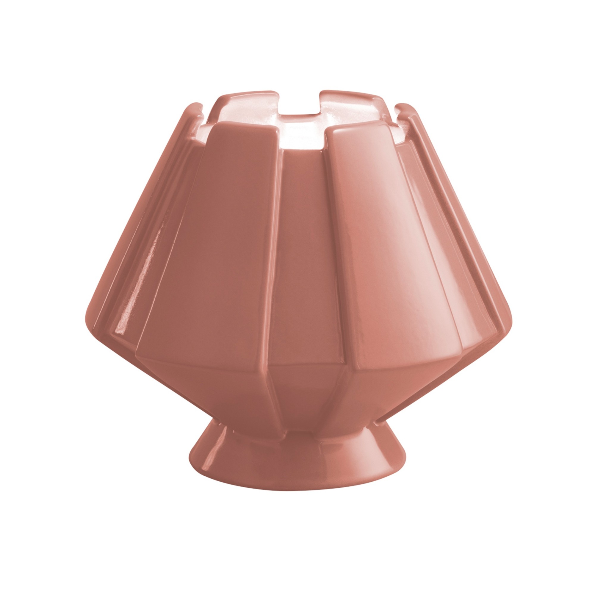 Photos - Desk Lamp Accent Justice Design Group CER-2440 Portable 7" Tall  Table Lamp Gloss Blush Lamps Table Lamps CER-2440-BSH 