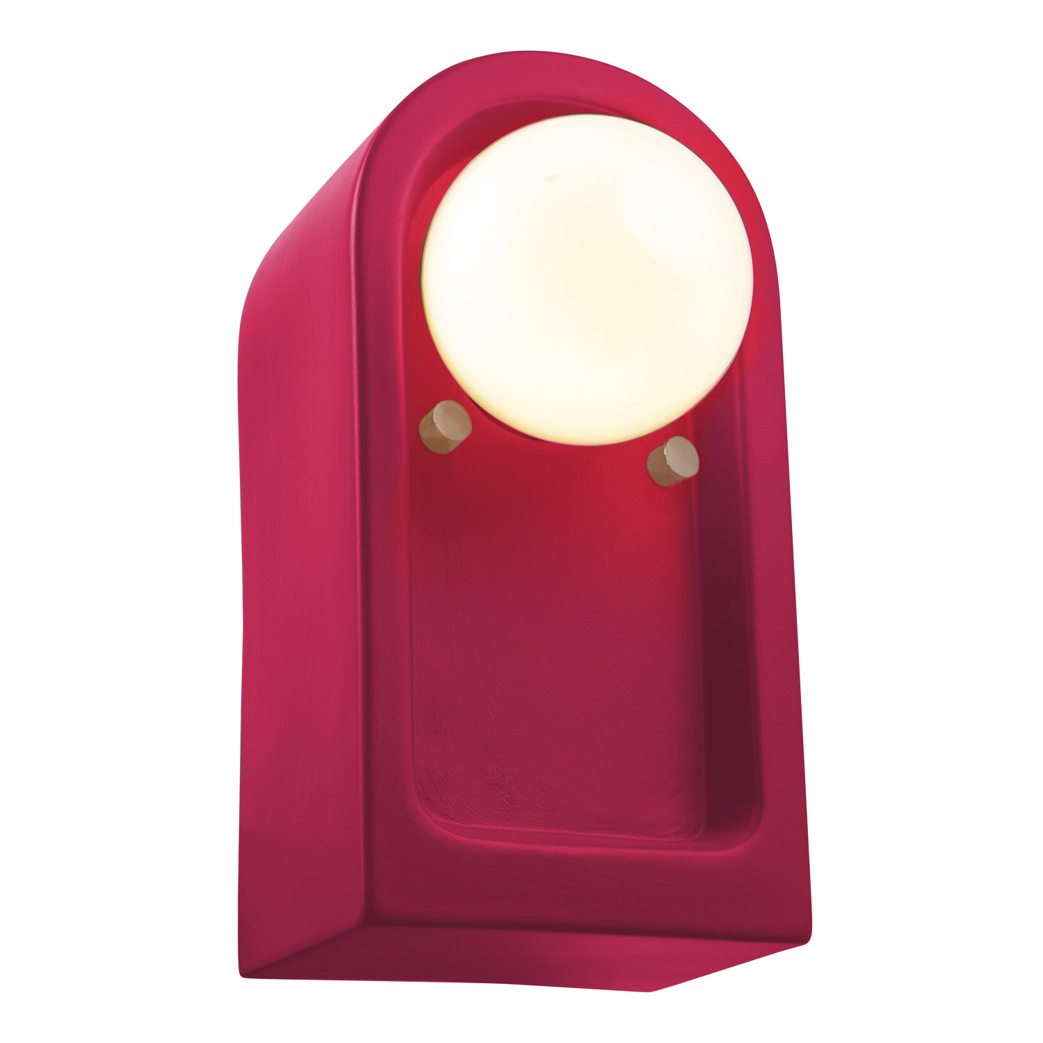 Photos - Chandelier / Lamp Justice Design Group CER-3010 Ambiance 9" Tall Wall Sconce Cerise Indoor Lighting Wall Sconces CER-3010-CRSE