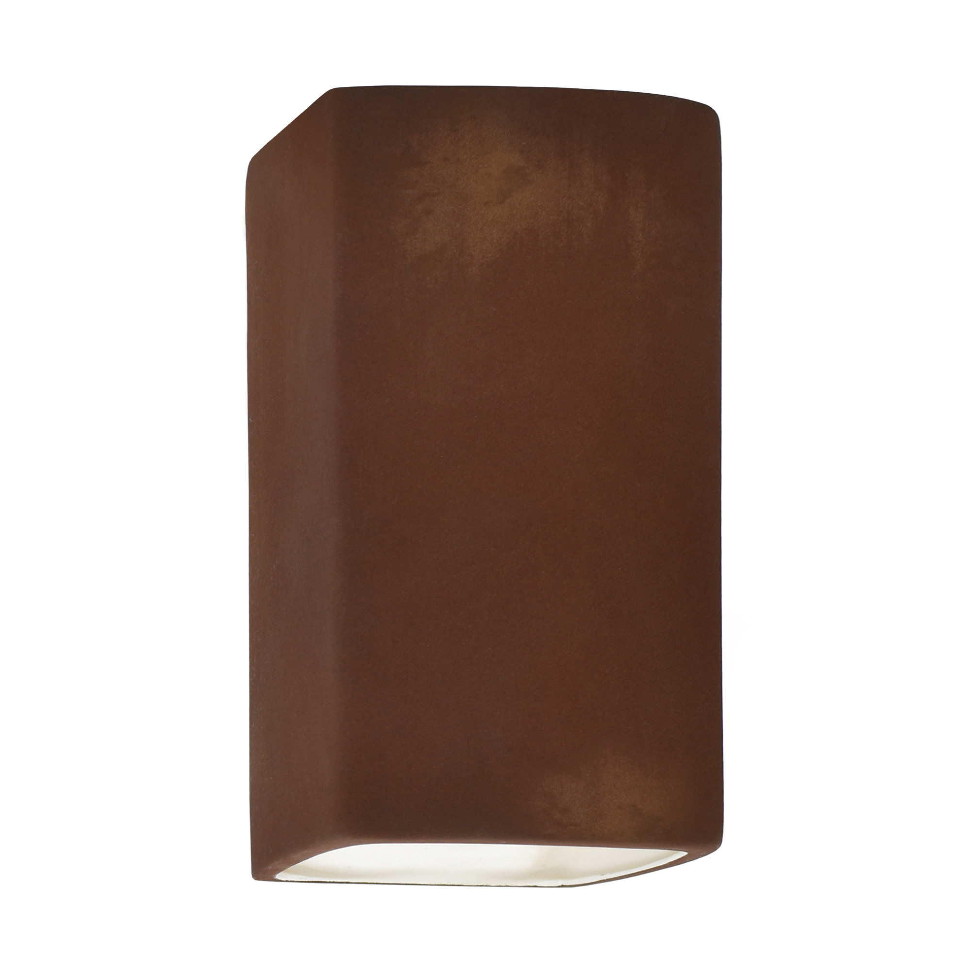 Photos - Chandelier / Lamp Justice Design Group CER-5915 Ambiance 10" Tall Wall Sconce Real Rust Indoor Lighting Wall Sconces CER-5915-RRST