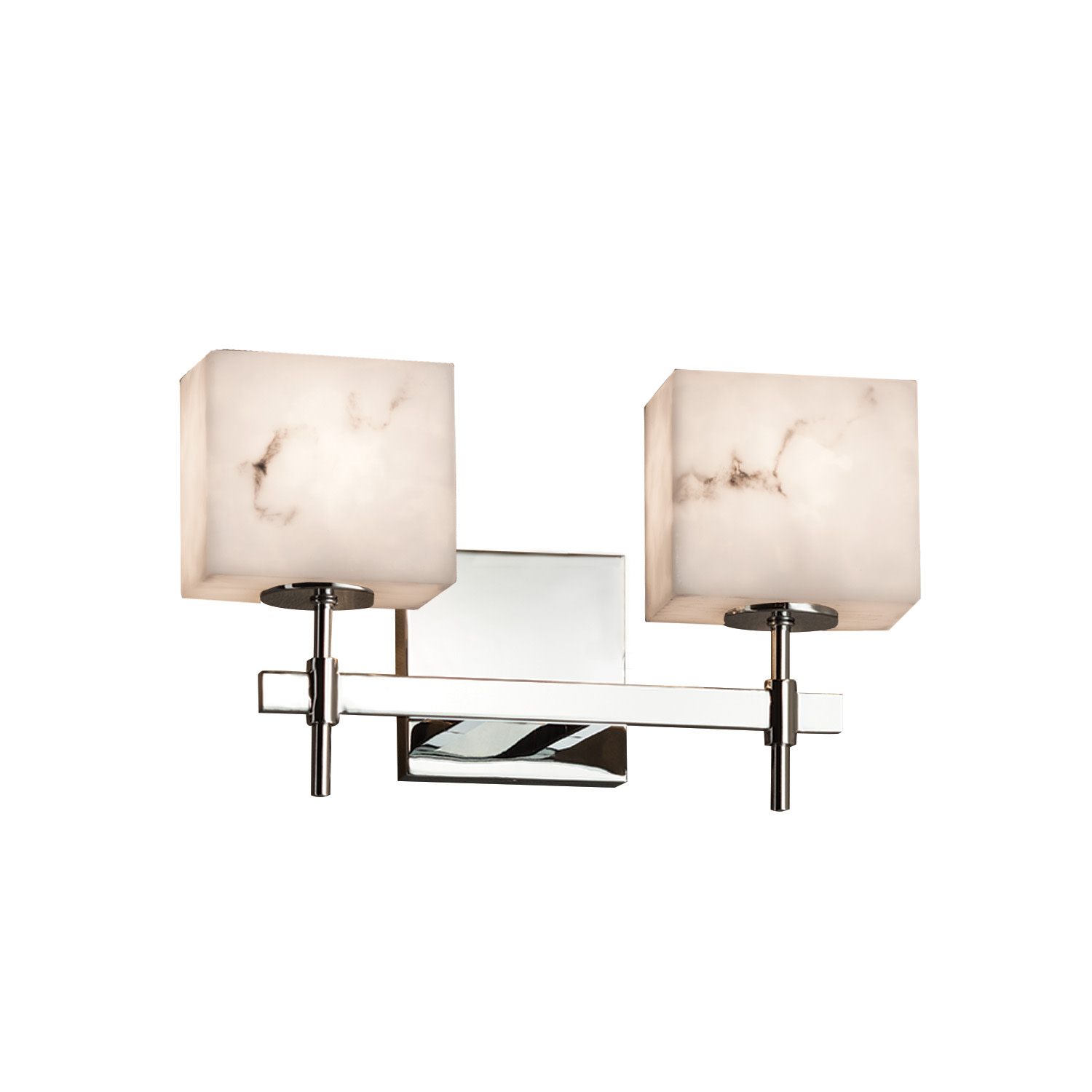 Photos - Chandelier / Lamp Union Justice Design Group FAL-8412-55-LED2-1400 LumenAria 14.5"  2 Light LED Vanity Light Polished Chrome Indoor Lighting Ba 