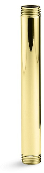 Photos - Shower Riser Rail & Head Holder A&D Kallista P21521-00 5-1/2" Ceiling Mounted Shower Arm Unlacquered Brass Bath and Shower Accessories Shower Components Shower 