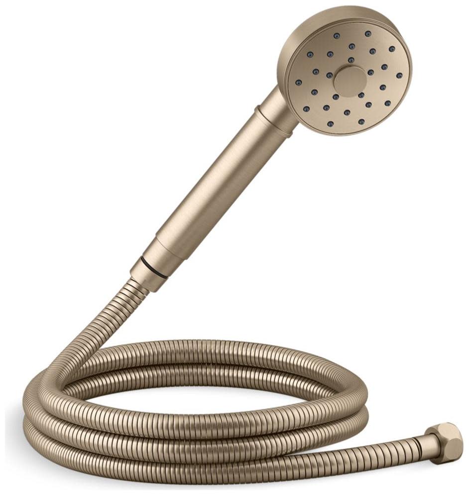 Photos - Shower System Bronze Gym Kallista P25656-00 1.75 GPM Contemporary Single Function Hand Shower Brushed Bronze Showers Hand Showers Single Function P25 