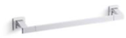 Kallista P30657 Klyne 19" Towel Bar Polished Chrome Bathroom Hardware and Accessories Bathroom Hardware Towel Bars