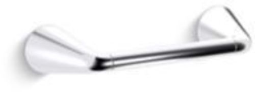 Kallista P34808-00 Taper Wall Mounted Spring Bar Toilet Paper Holder Polished Chrome Bathroom Hardware and Accessories Bathroom Hardware Toilet Paper