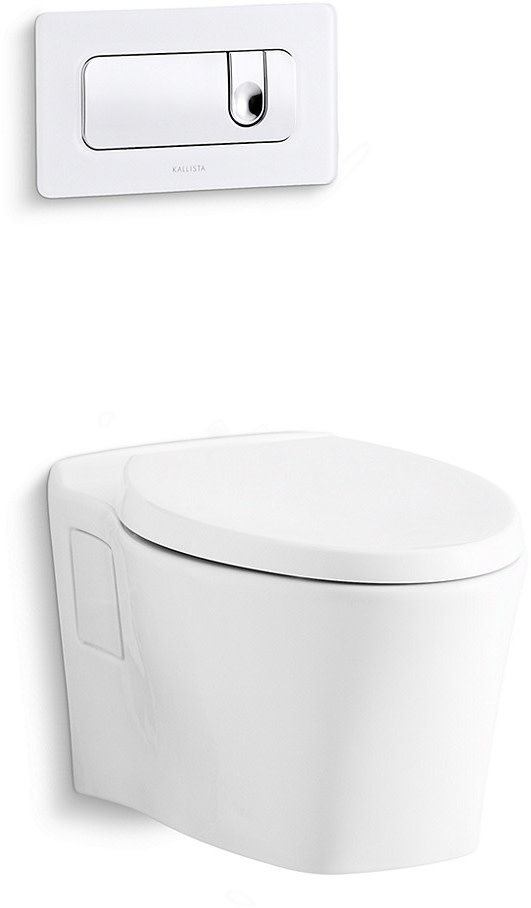 Photos - Toilet Seat Ugobe Kallista P70363-00 Pleo Slow Close Elongated  Stucco White Toilets and Bidets s Elongated s 