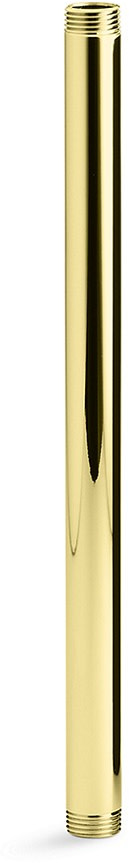 Photos - Shower Riser Rail & Head Holder A&D Kallista P21522-00 Raindome 12" Ceiling-Mounted Raindome Arm Unlacquered Brass Bath and Shower Accessories Shower Components 