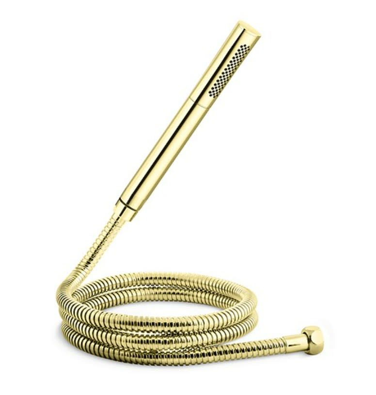 Photos - Shower System Kallista P24843-00 One 1.75 GPM Multi Function Hand Shower - Includes Hose Unlacquered Brass Showers Hand Showers Multi Func