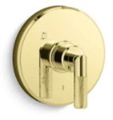 Photos - Shower System Kallista P24915 Pinna Paletta Pressured Balanced Valve Trim Only Unlacquered Brass Showers Valve Trim Only Pressure Balanced