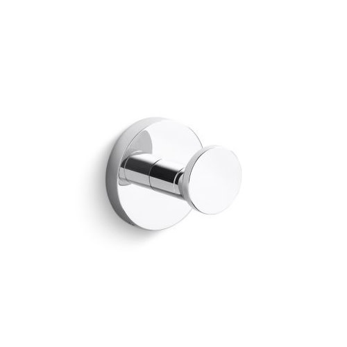 Photos - Towel Holder ROBE Kallista P34407-00 One Single  Hook Polished Chrome Bathroom Hardware and Accessories Bathroom Hardware  Hooks P3440 