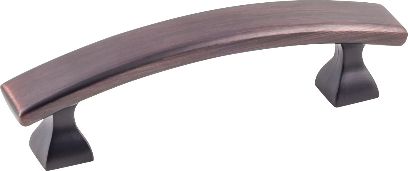 Photos - Furniture Hardware Flat KasaWare K3133-2 Flared Foot Pack of (2) - 3" Center to Center Arch  Strap Cabinet Handles / Drawer Pulls Brushed Oil Ru 