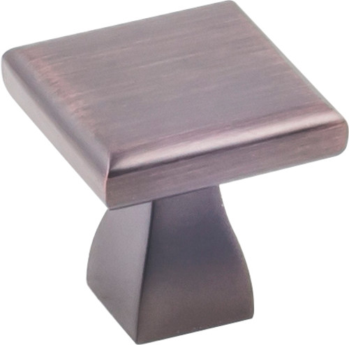 Photos - Furniture Hardware Elegant KasaWare K313-4 Flared Foot Pack of (4) - 1" Square  Hourglass Cabinet / Drawer Knobs Brushed Oil Rubbed Bronze Cabin 