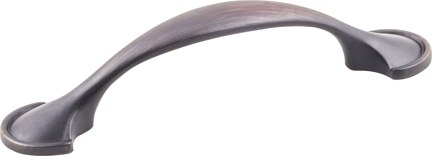 Photos - Furniture Hardware Vintage KasaWare K4133-2  Pack of (2) - 3" Center to Center Soft Arch Half Spoon Foot Cabinet Pulls Brushed Oil Rubbed Bronze 