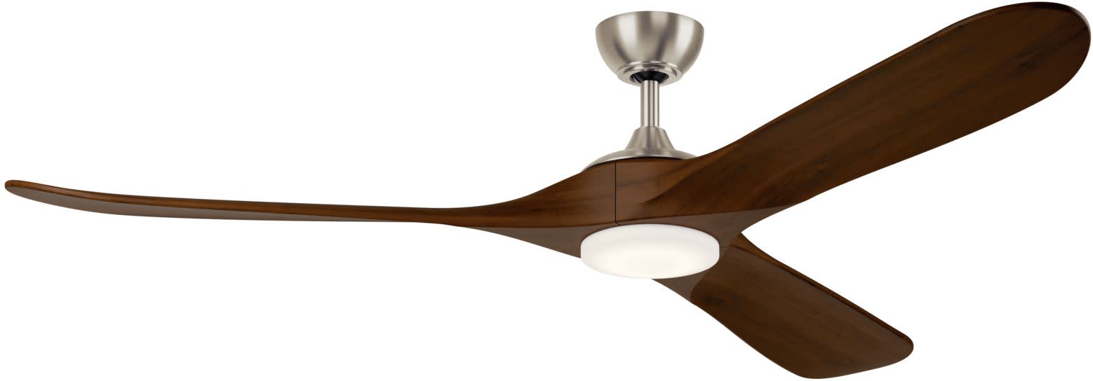Photos - Fan Kichler 310570 Mylo 70" 3 Blade Indoor / Outdoor Ceiling  Painted Brushed Nickel s Ceiling s Indoor Ceiling s 31 
