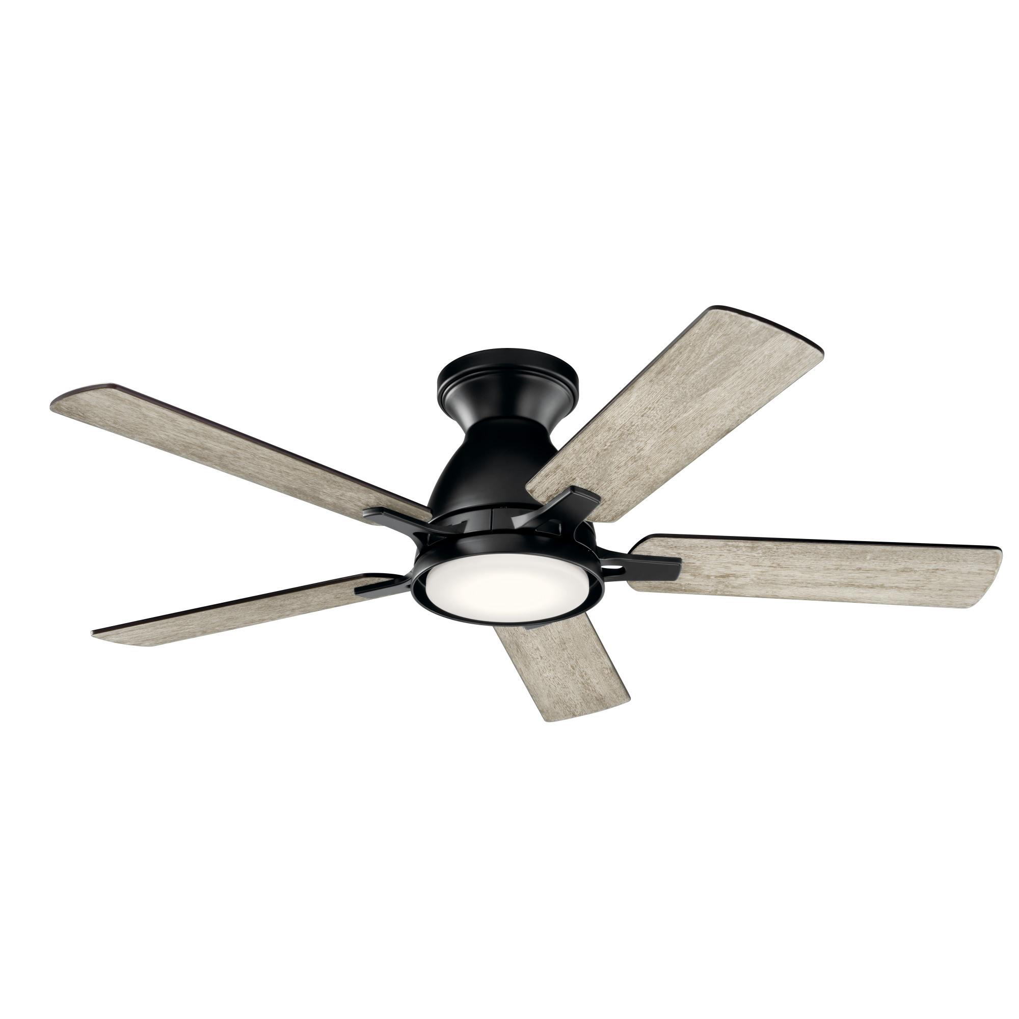 Photos - Fan Kichler 330090 Arvada 44" 5 Blade LED Indoor Ceiling  Satin Black s Ceiling s Indoor Ceiling s 330090SBK 