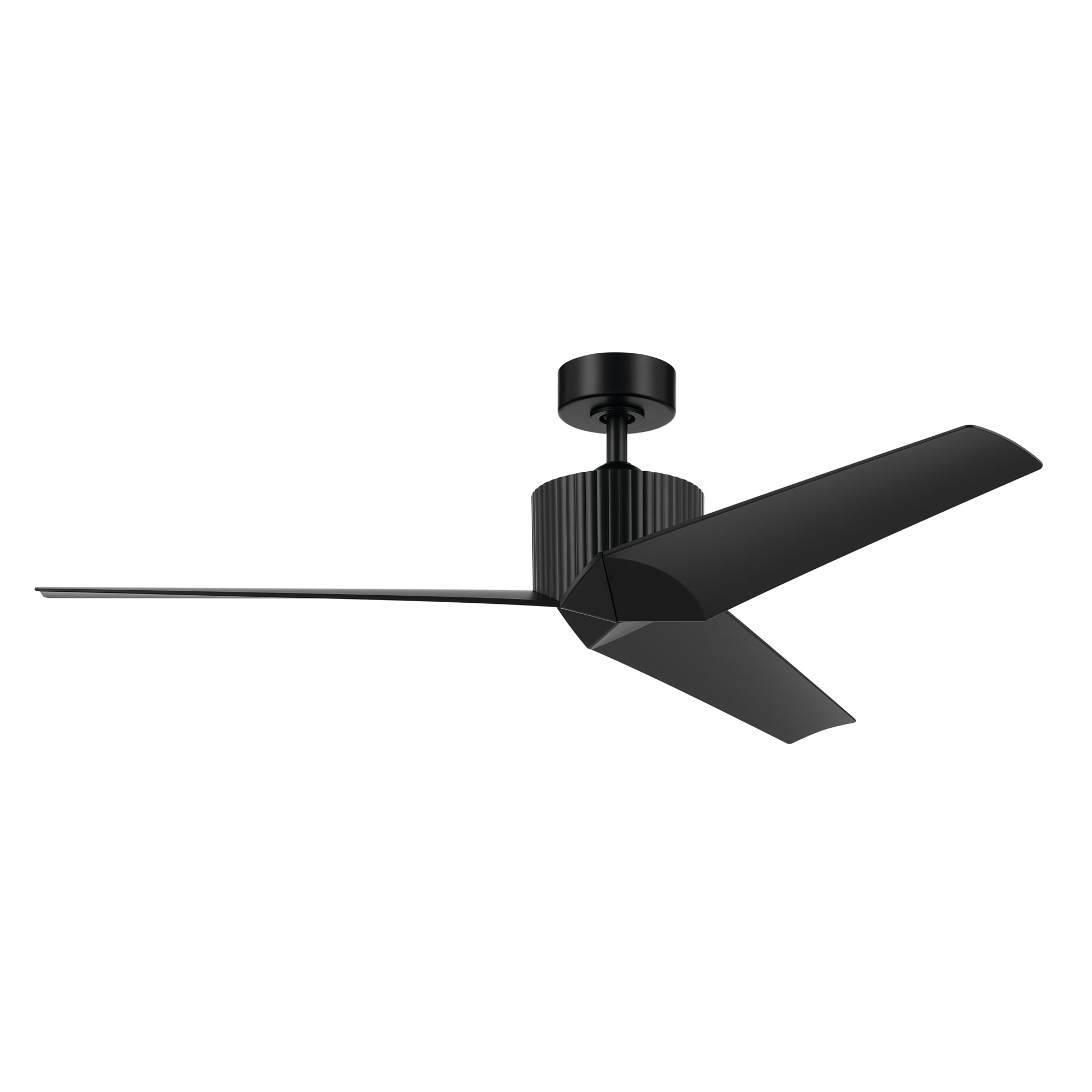 Photos - Fan Kichler 330130 Almere 56" 3 Blade Indoor Ceiling  Satin Black s Ceiling s Indoor Ceiling s 330130SBK 