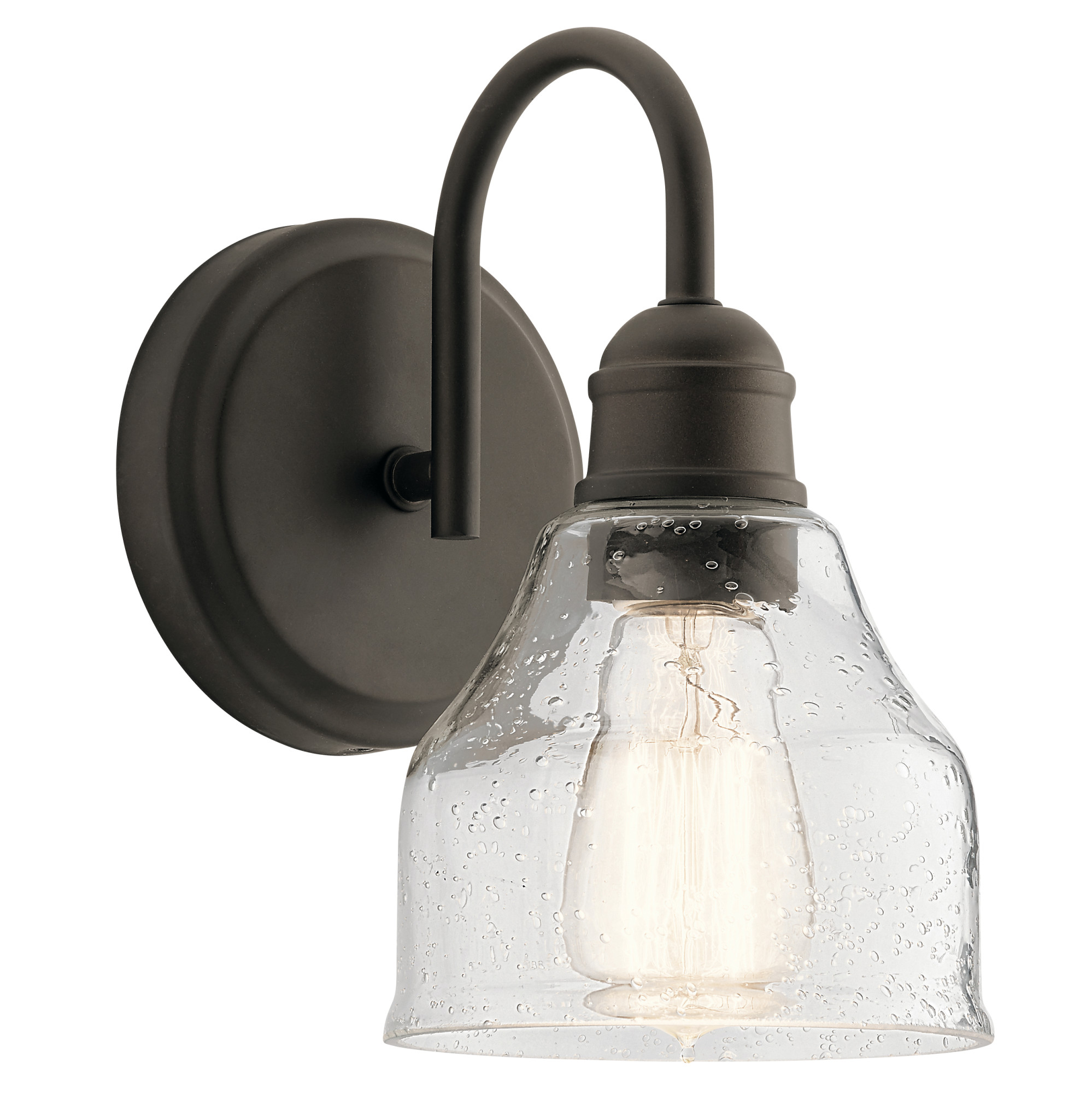Photos - Chandelier / Lamp Kichler 45971 Avery 10" Tall Gooseneck Bathroom Sconce Olde Bronze Indoor Lighting Bathroom Fixtures Bathroom Sconce 45971OZ 