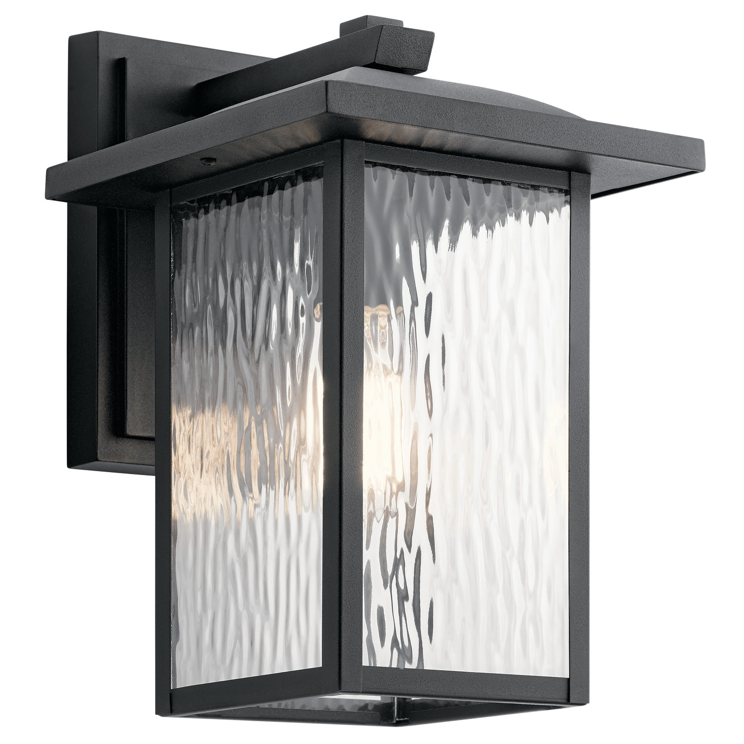 Photos - Floodlight / Street Light Kichler 49925 Capanna 13" Tall Outdoor Wall Sconce Textured Black Outdoor Lighting Wall Sconces 49925BKT