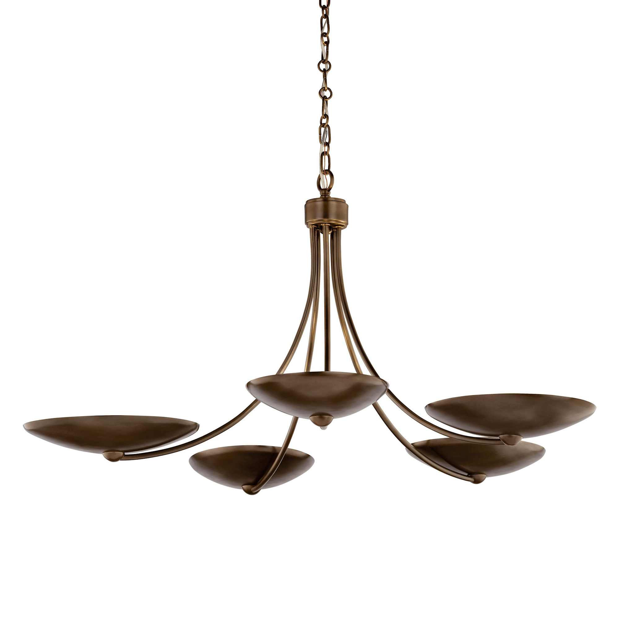Photos - Chandelier / Lamp Kichler 52856 Palmela 5 Light 40" Wide Chandelier Lacquered Brass / Bronze Indoor Lighting Chandeliers 52856LBRLBZ 