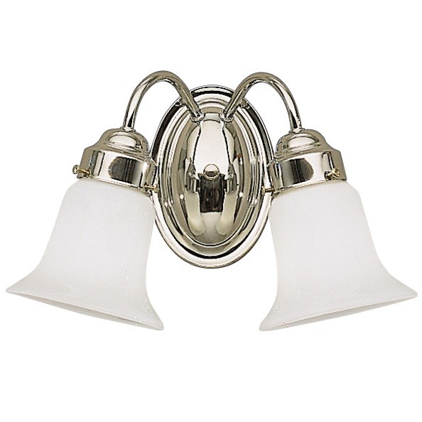 Photos - Chandelier / Lamp Kichler 6122 13.5" Wide 2-Bulb Bathroom Lighting Fixture Chrome Indoor Lighting Bathroom Fixtures Vanity Light 6122CH